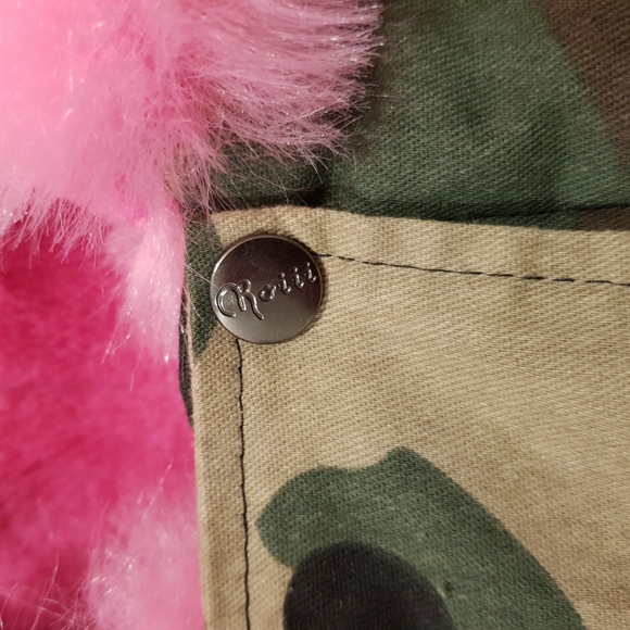 Faux Fur Camo Jacket - Picture 5 of 10